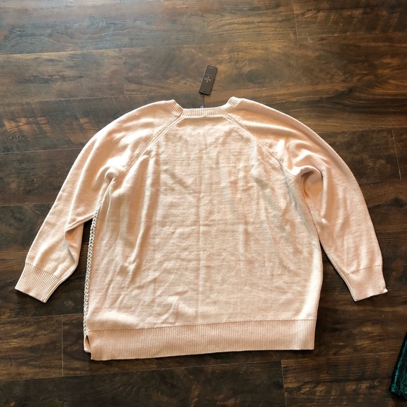 NWT Sequin NYDJ Metallic Sweater - Picture 4 of 6